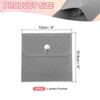 Unique Bargains Earrings Bracelets Velvet Pouches Snap Button Portable Jewelry Storage Bag 8 Pcs - 2 of 4