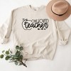 Simply Sage Market Women's Graphic Sweatshirt One Loved Teacher Apple - image 3 of 3