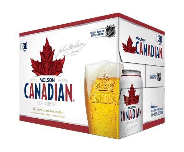 Molson&#174; Canadian Beer - 30pk / 12oz Cans