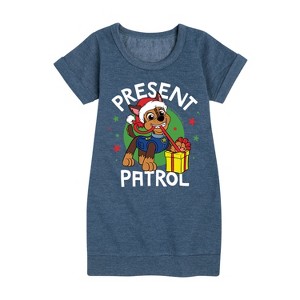 - Paw Patrol - Present Patrol Graphic Short Sleeve Fleece Dress - 1 of 4