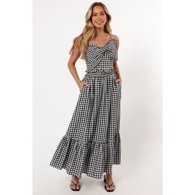 Petal and Pup Womens Bambi Tiered Midi Skirt