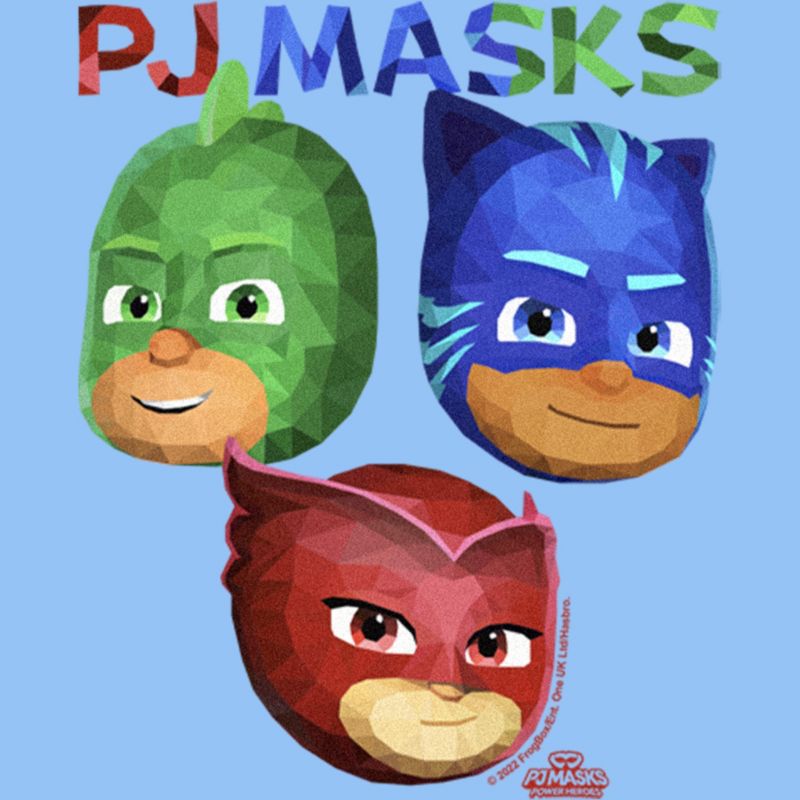 PJ Masks Power Heroes Portraits T-Shirt, 2 of 4