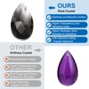 Unique Bargains Crystal Pendants Teardrop Beads for DIY Lamp Arts Crafts Decoration 6 Pcs - 3 of 4