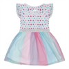 Disney Girl's Minnie Mouse Polka Dot Birthday Girl Dress and Panty Set, Purple, Size 5T - 3 of 4