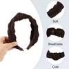 Unique Bargains Cute Makeup Puffy Spa Fabric Headband 1 Pc - 3 of 4