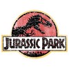 Men's Jurassic Park Cracked T-Rex Logo Baseball Tee - 2 of 4