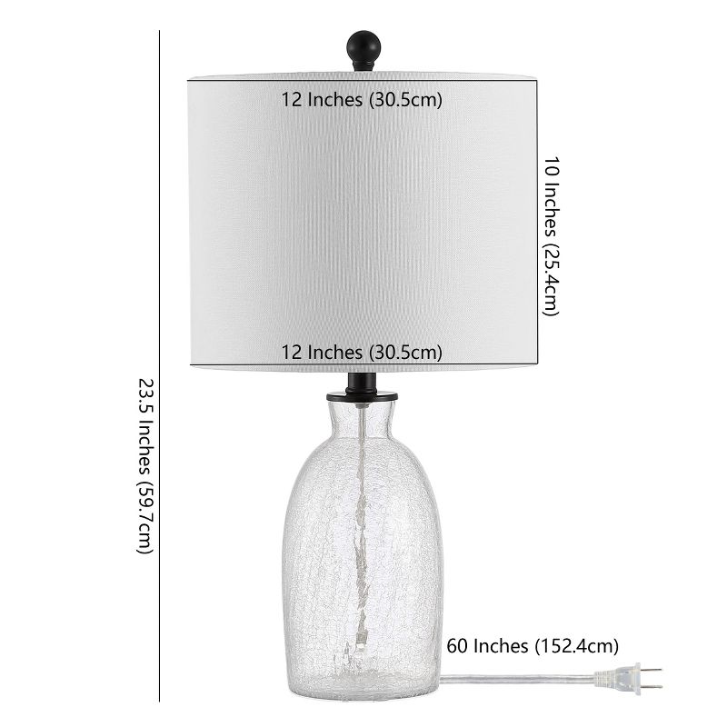 Nakula Glass Table Lamp - Clear - Safavieh., 3 of 4