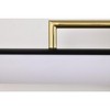 Nuvo Lighting Solano - Light Vanity in  Black/Brushed Brass - 4 of 4