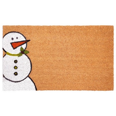 Calloway Mills Winter Snowman Doormat (Multi 24 In. x 36 In. x 0.60 In.)