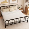 Tangkula King Size Metal Bed Frame Headboard Footboard Platform Mattress Foundation - 2 of 4