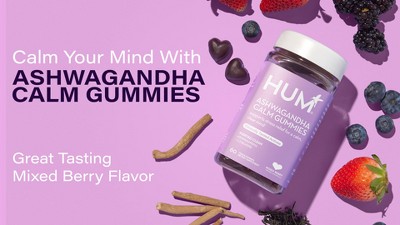 Vegan Mixed Berry Ashwagandha Calm Gummies with L-Theanine