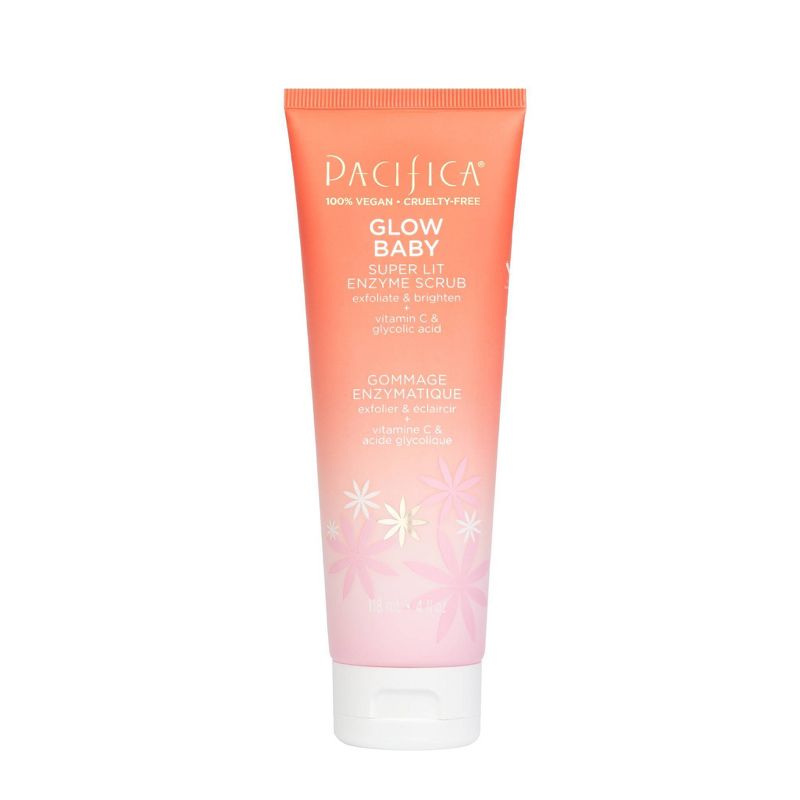 Pacifica Glow Baby Super Lit Enzyme Face Scrub - Orange Citrus - 4 fl oz, 1 of 11