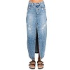 Women's Melissa Destroyed Rigid Maxi Skirt With Split Hem - Petra153 - 4 of 4