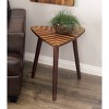 Modern Mango Wood Accent Table Dark Brown - Olivia & May: Compact, Splayed Legs, Indoor Use - image 2 of 3