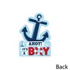 Big Dot of Happiness Ahoy It's a Boy - Anchor Decorations DIY Nautical Baby Shower Essentials - Set of 20 - 3 of 4