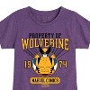Girls' - Marvel - Property of Wolverine Fitted Short Sleeve Graphic T-Shirt - 2 of 4