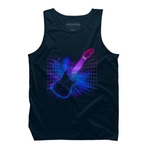 Men's Design By Humans Retro Rock By NeonDreamDesigns Tank Top - 1 of 3