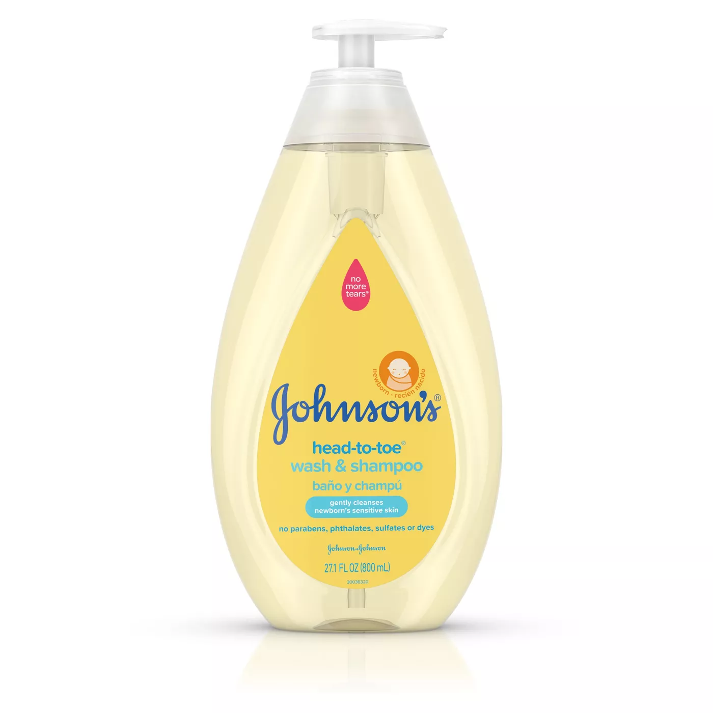 Johnson's Head-To-Toe Baby Wash and Shampoo - 27.1 fl oz - image 1 of 9