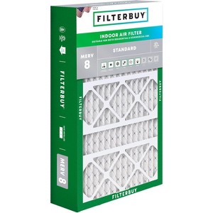 Filterbuy 17x26x4 Air Filter (1-Pack), Pleated MERV 8 Dust Defense Replacement HVAC AC Furnace Air Filters Replacement for Lennox - 1 of 4