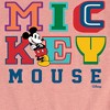 Girls' - Disney - Mickey Mouse Different Letters Fitted Short Sleeve Graphic T-Shirt - 2 of 4