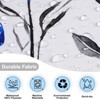 LunaLulinlk Hookless Shower Curtain with Snap in Liner - 2 of 4