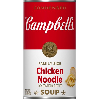 Campbell's Condensed Family Size Chicken Noodle Soup - 22.4oz : Target