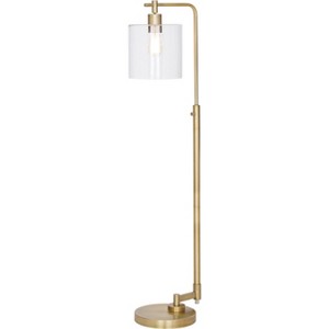 Hudson Industrial Floor Lamp Brass Lamp Only - Threshold