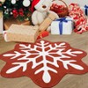 Christmas Snowflake Area Rug, Non Slip Decorative Washable Rugs - 4 of 4