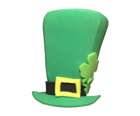 Adult St. Patrick's Day Clover Top Hat Costume One Size
