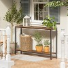 MaseiKar Console Table, Narrow Entryway Table, Industrial Sofa Table with Shelf, Entrance Table for Living Room, Hallway, Foyer, Corridor, Office - 3 of 4
