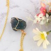 Natural Stone Chain Irregular Healing Crystal Raw Quartz Handmade Wrapped Gemstone Necklace for Women Men - 2 of 4
