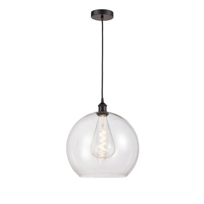 Athens - 1 Light Pendant In Industrial Style-17.38 Inches Tall and 13.75 Inches Wide