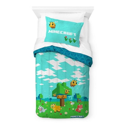 Twin Minecraft Beautiful Day Kids&#39; Comforter