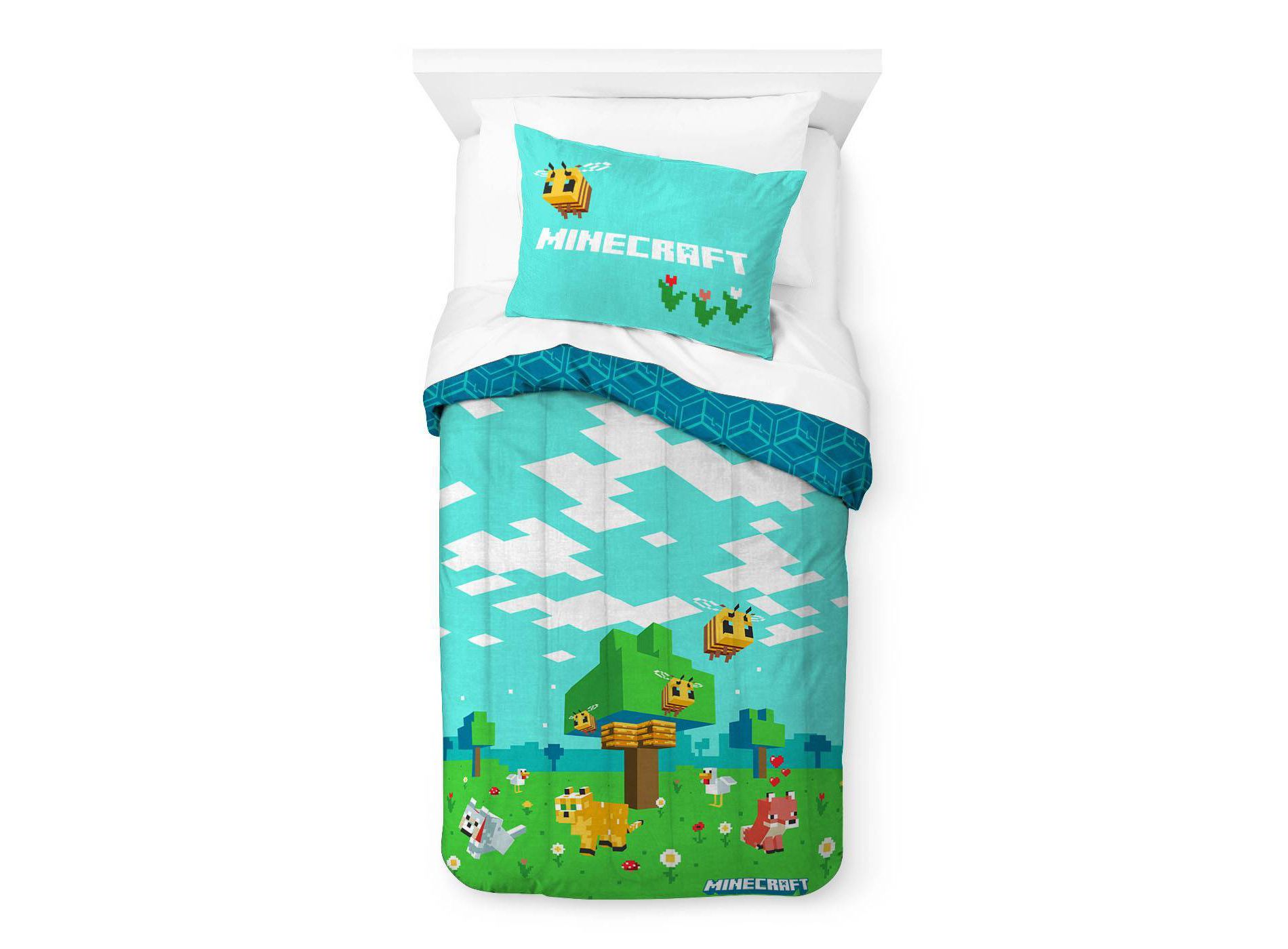 Twin Minecraft Beautiful Day Kids' Comforter