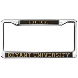 Bryant University School Logo Full Size Standard License Plate Metal Frame - 1 of 4