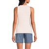 Lands' End Women's Drapey Rib Fitted Henley Tank Top - 2 of 4