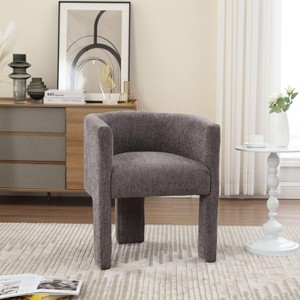 NicBex Modern Desk Chair, Modern Accent Chair with Metal Legs  Armchair for Home Office & Small Spaces - 1 of 4