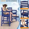 Karl Home | Outdoor Bar Chairs with Removable Trays (Set Of 2) - 4 of 4