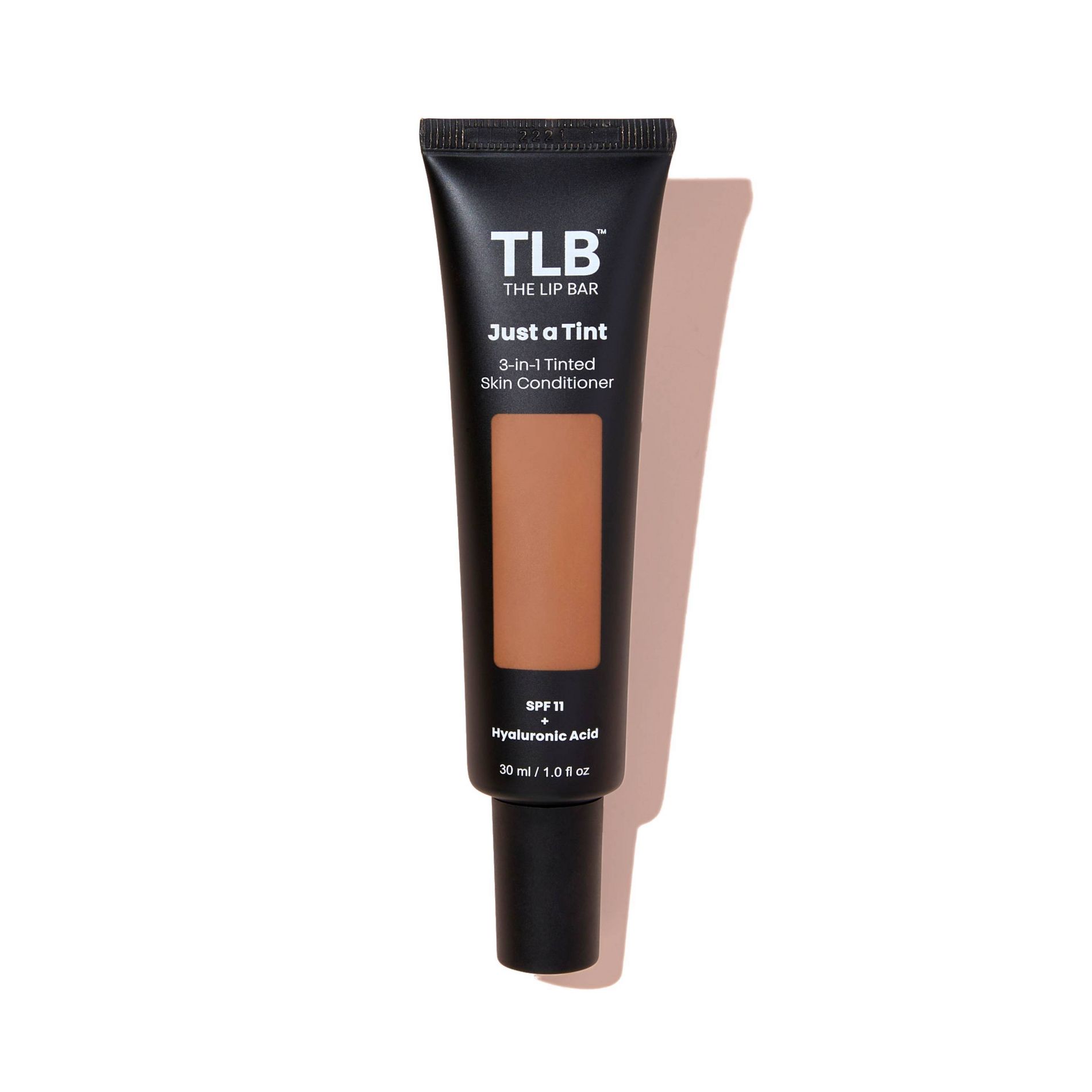 The Lip Bar Just a Tint 3-in-1 Tinted Skin Conditioner with SPF 11 - Honey Dip - 1 fl oz: Vegan, With Hyaluronic Acid, Medium Coverage
