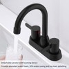 Two-Handle Centerset Faucet for RV Bathroom Sink, Designed for 3-Hole Installation - 2 of 4