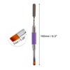 Unique Bargains Double Head Nail Painting Brushes for Polish Painting Home DIY Gradient Purple 1 Pc - 4 of 4
