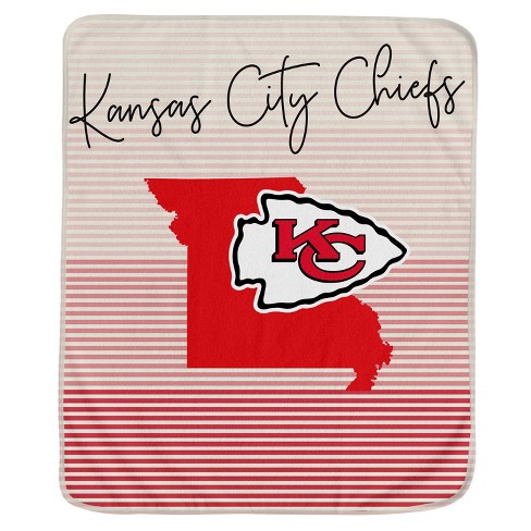 NFL Kansas City Chiefs Ultra Fleece State Stripe Blanket