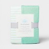 Wipeable Changing Pad Cover Stripe - Cloud Island™ Green - image 3 of 3