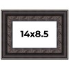 PosterPalooza | Photo Size 3.5" Wide Ornate Black Frame - UV Acrylic, Foam Board Backing, Hanging Hardware - 2 of 4