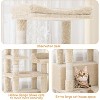 Large Cat Tree for Big Cats, Multi-Level Cat Tower for Indoor Cats, Scratching Post,Condo,Platforms,Cat Tunnel,Hammock,Feeding Station,Pet Play House - 2 of 4