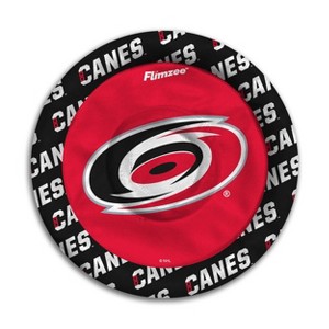 NHL Carolina Hurricanes Flimzee Flying Disc: Polyester, 9.75" Diameter, Ages 9+ - 1 of 4
