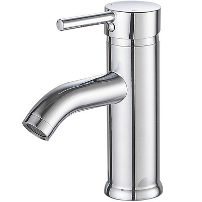 BWE Single Hole Single-Handle Bathroom Faucet With Pop Up Drain