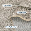Washable Non-Slip Runner Rug - Soft  Scalloped Carpet for Kitchen, Entryway, Bedroom, Bath, Laundry & Hallway - Stain Resistant - 2 of 4