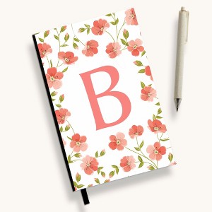 Personalization Mall Flowery Initial Personalized Journal - 1 of 1