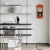 Clockswise Vintage Grandfather Wood-Looking Plastic Pendulum Decorative Battery-Operated Wall Clock - 3 of 4